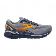 Brooks Adrenaline GTS 23 Grey Orange AW24 Running Shoes