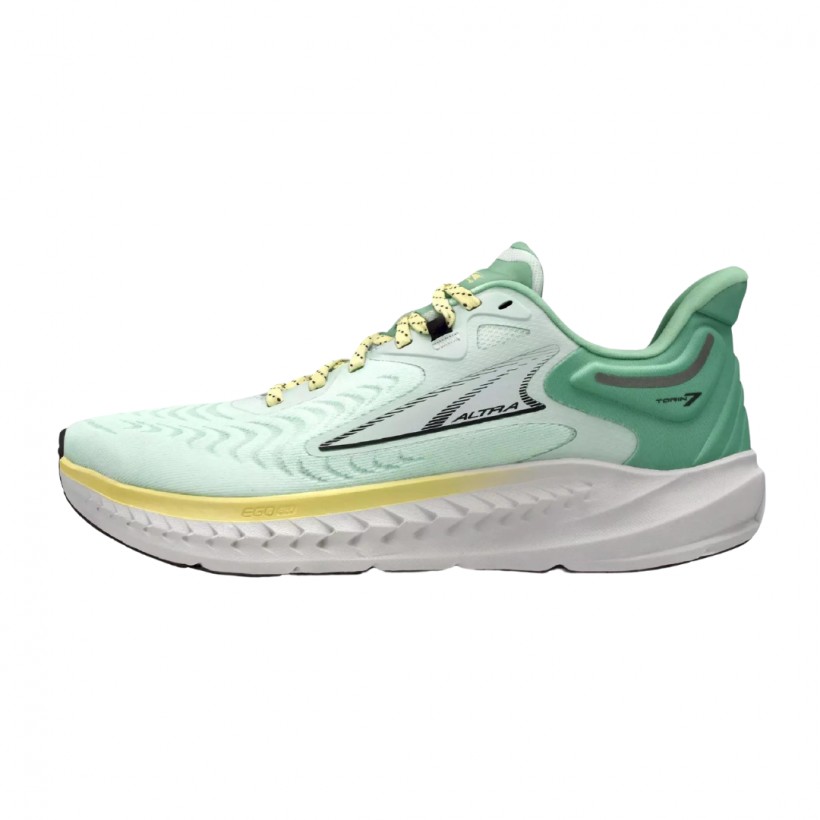 Baskets Altra Torin 7 Vert Jaune  pour Femme