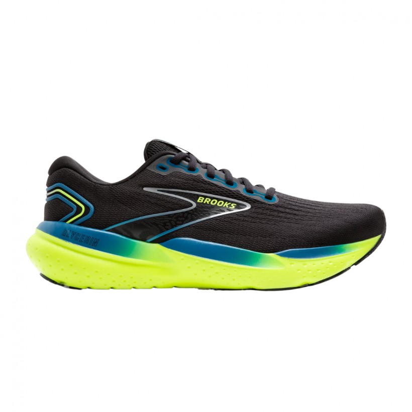 Brooks Glycerin 21 Black Green AW24 Shoes