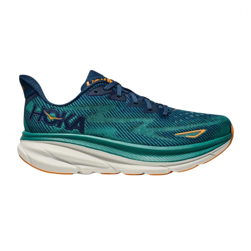 Hoka Clifton 9 Green Blue AW24 Shoes