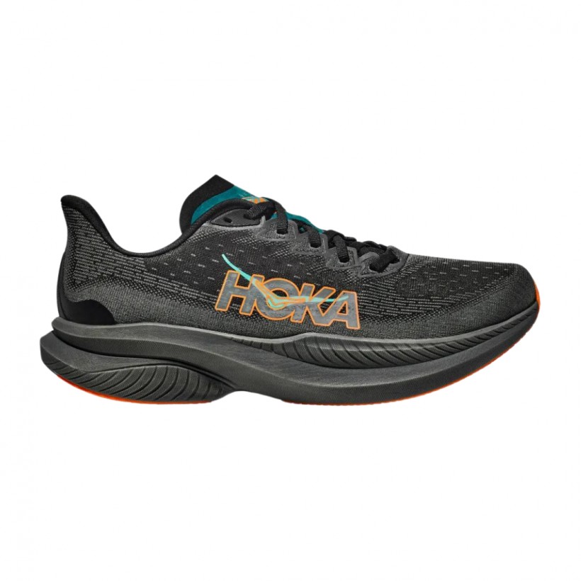 Hoka Mach 6 Black Orange AW24 Shoe