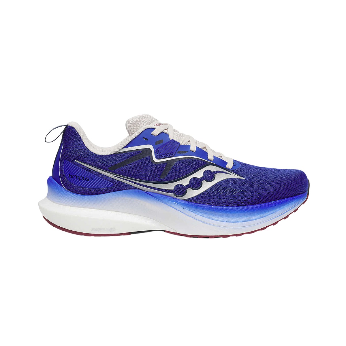 Saucony Tempus 2 Blau Weiß AW24 Schuhe, Größe 46 - EUR