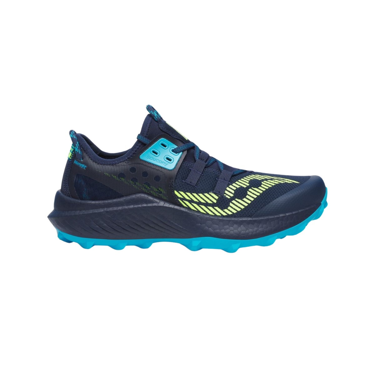 Saucony Endorphin Rift Schuhe Marineblau Gelb AW24, Größe 46 - EUR