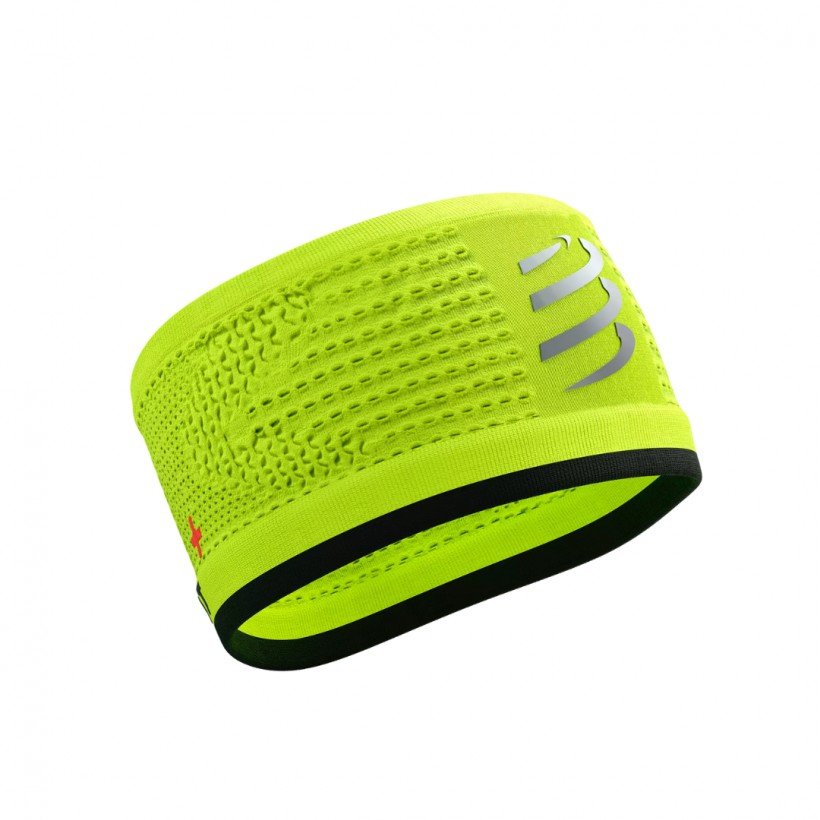 Compressport Headband On/Off Flash Yellow Black