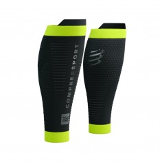 Meias Compressport R2 3.0 Flash preto amarelo