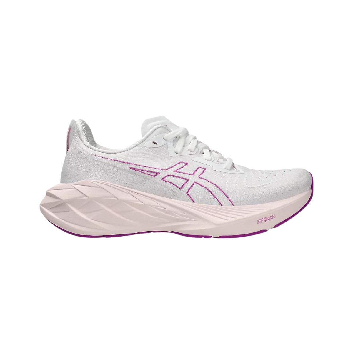 Asics Novablast 4 Weiß Rosa AW24 Damen Laufschuhe, Größe 40 - EUR