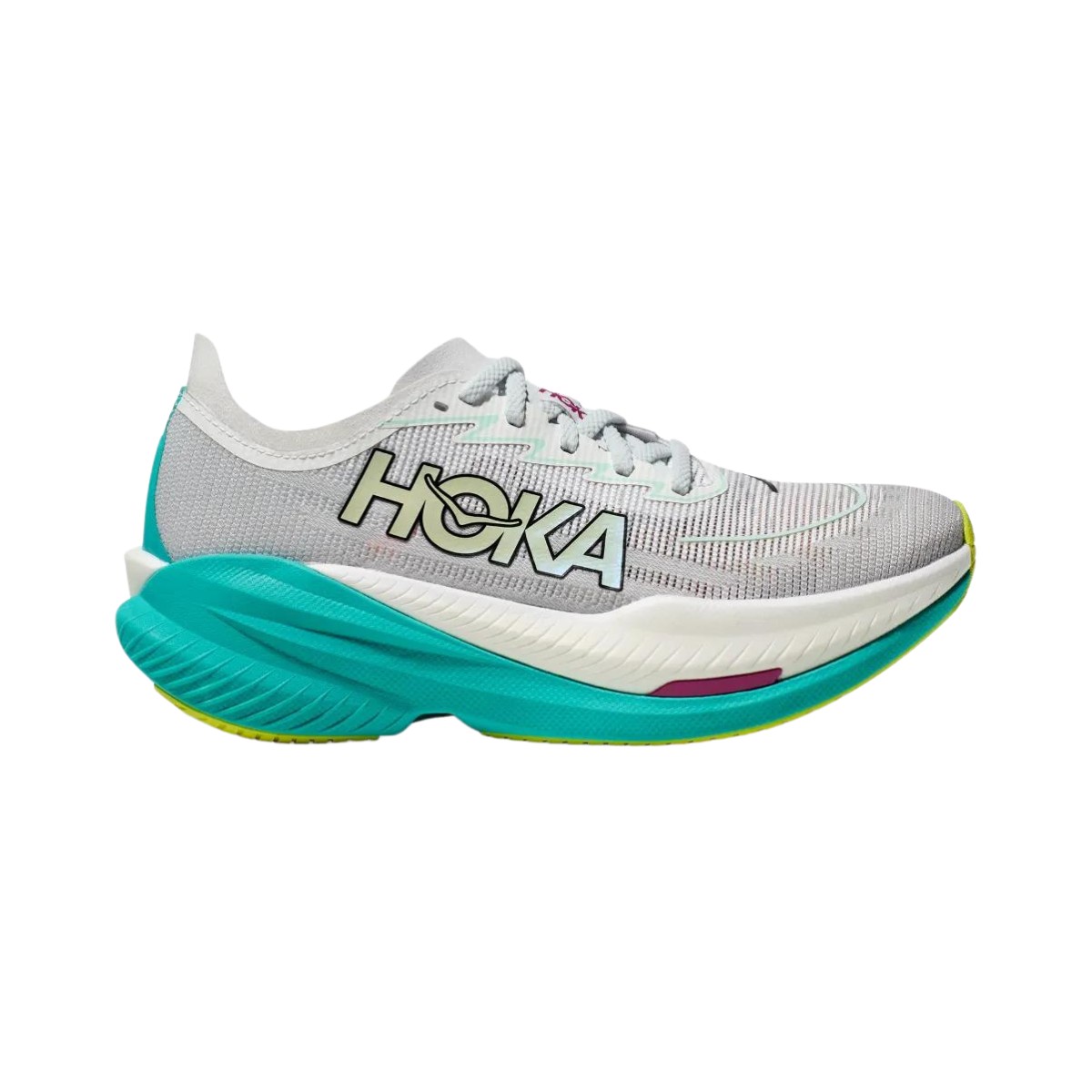 Hoka Mach X 2 Grau Blau AW24 Damenschuhe, Größe EU 38 2/3