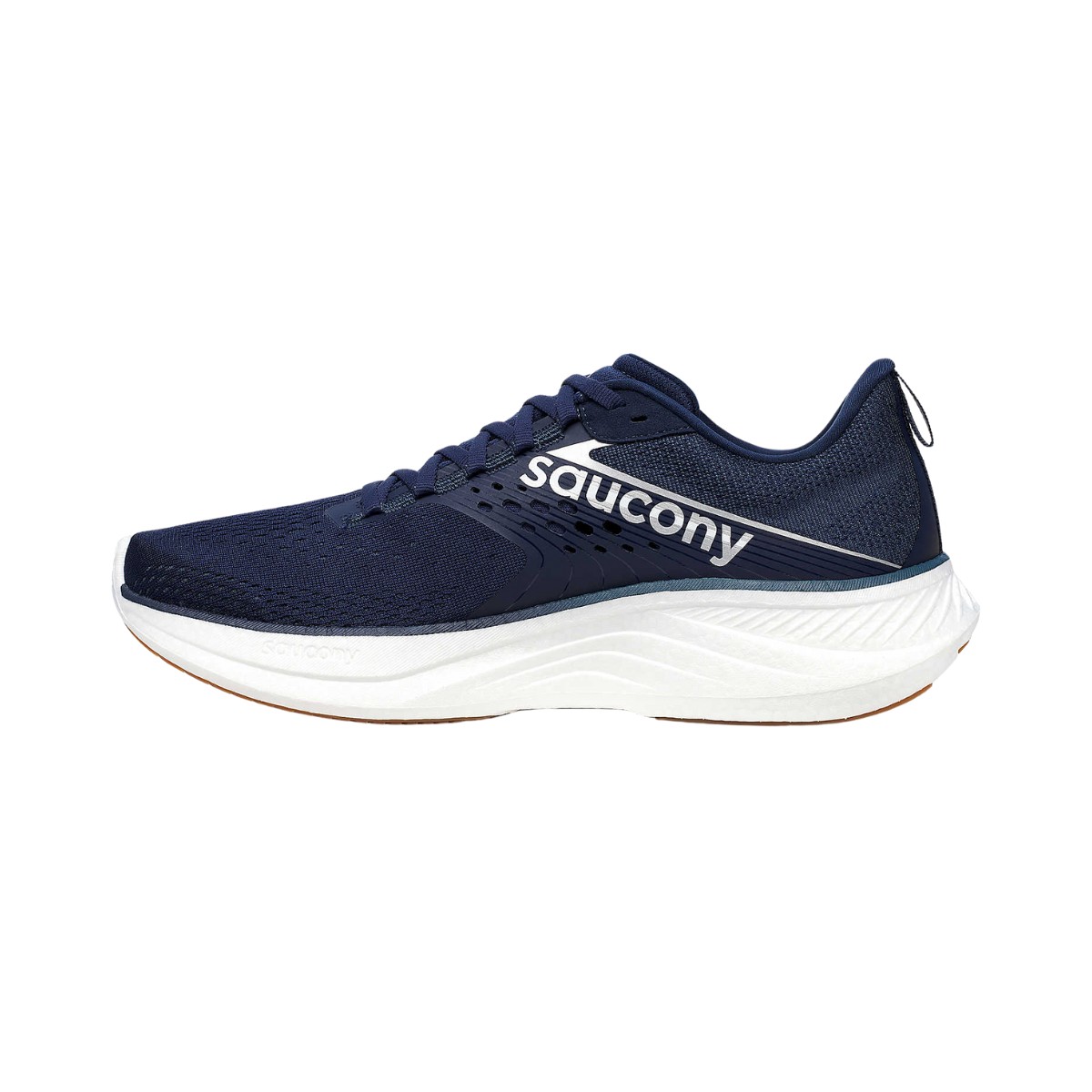 Saucony Ride 17 Zapatillas Running Hombre Azul Blanco Confort y Durabilidad