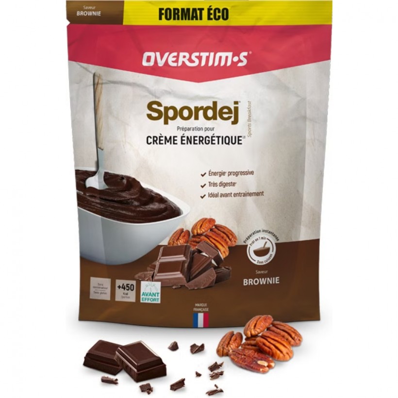 Overstims Spordej Brownie Crème Énergétique Sans Gluten 1,5kg