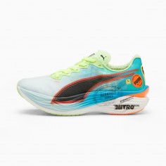 Puma Deviate NITRO Elite 3 Blue Green AW24 Women's Shoes