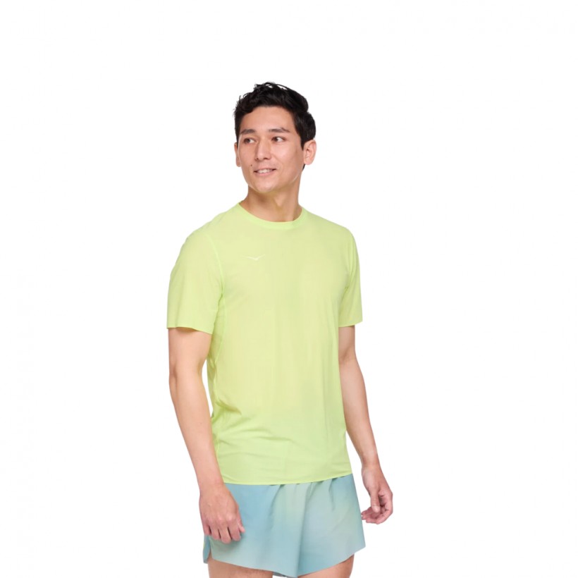 Camiseta Hoka Airolite Amarillo Verde