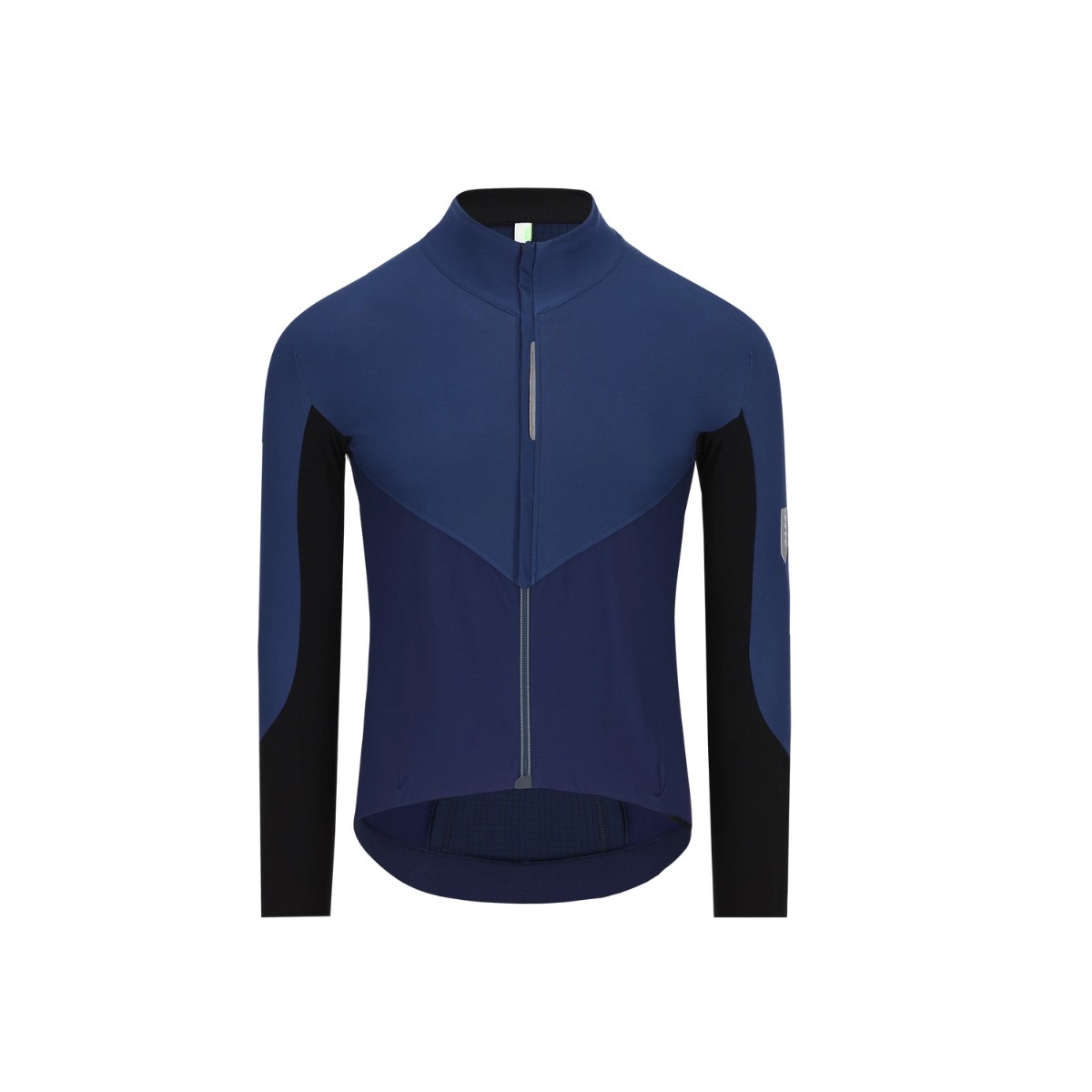 Q36.5 Dottore Hybrid Que Langarmtrikot Blau Schwarz, Größe L