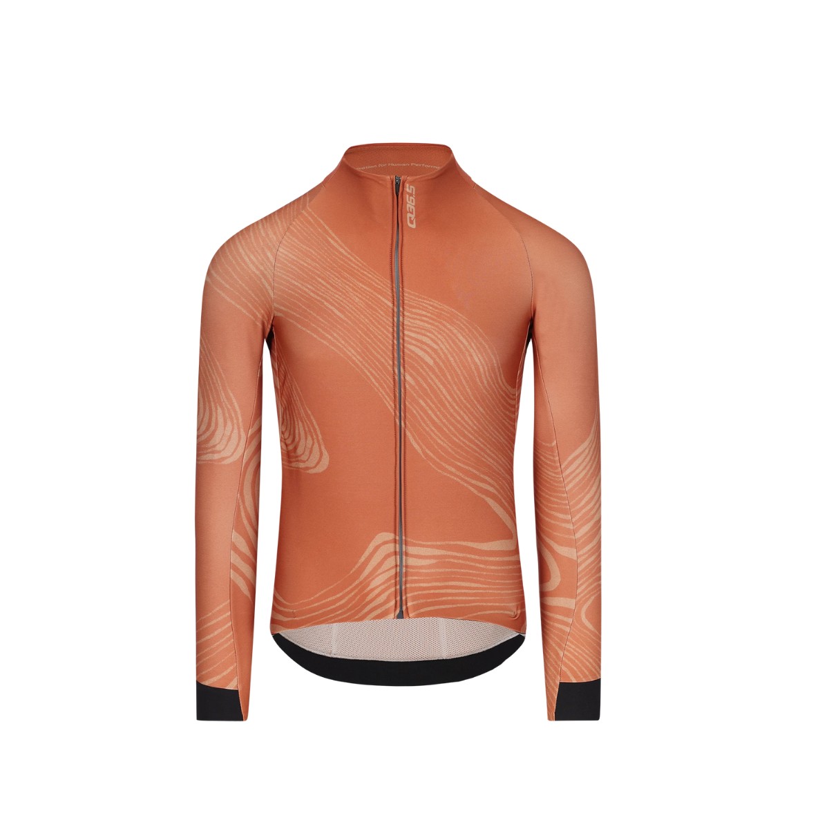 Q36.5 Gregarius Hybrid Dolomites Langarmtrikot Rot, Größe L