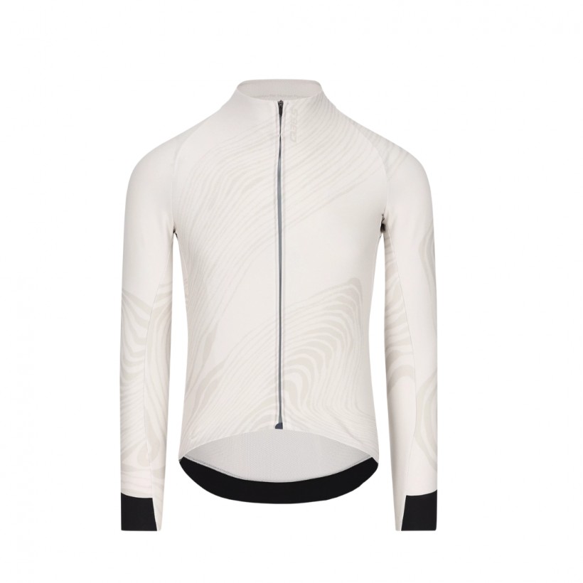 Q36.5 Gregarius Hybrid Dolomites Long Sleeve Jersey White Gray