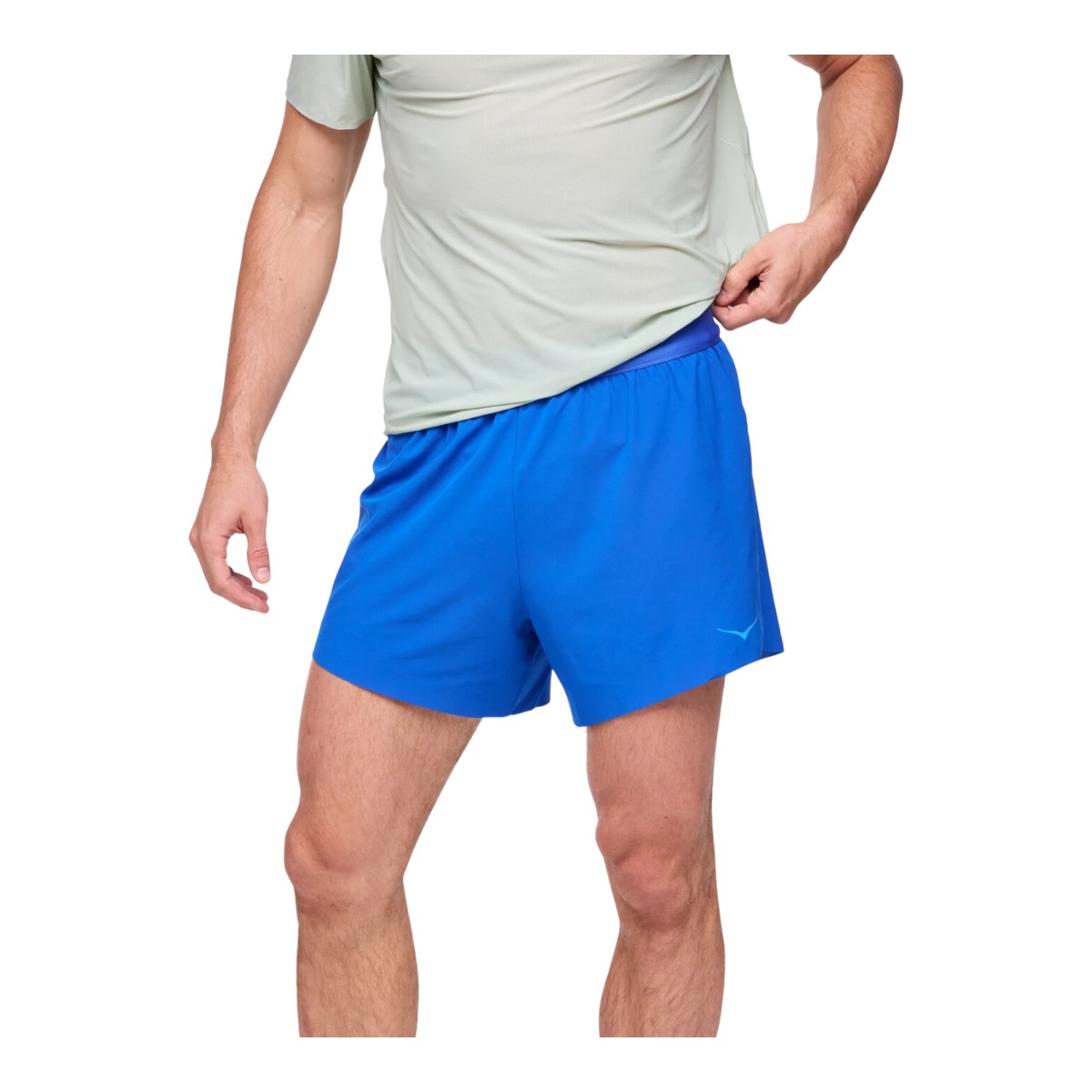 Hoka Glide Shorts mit Futter, 13 cm, Blau, Größe M