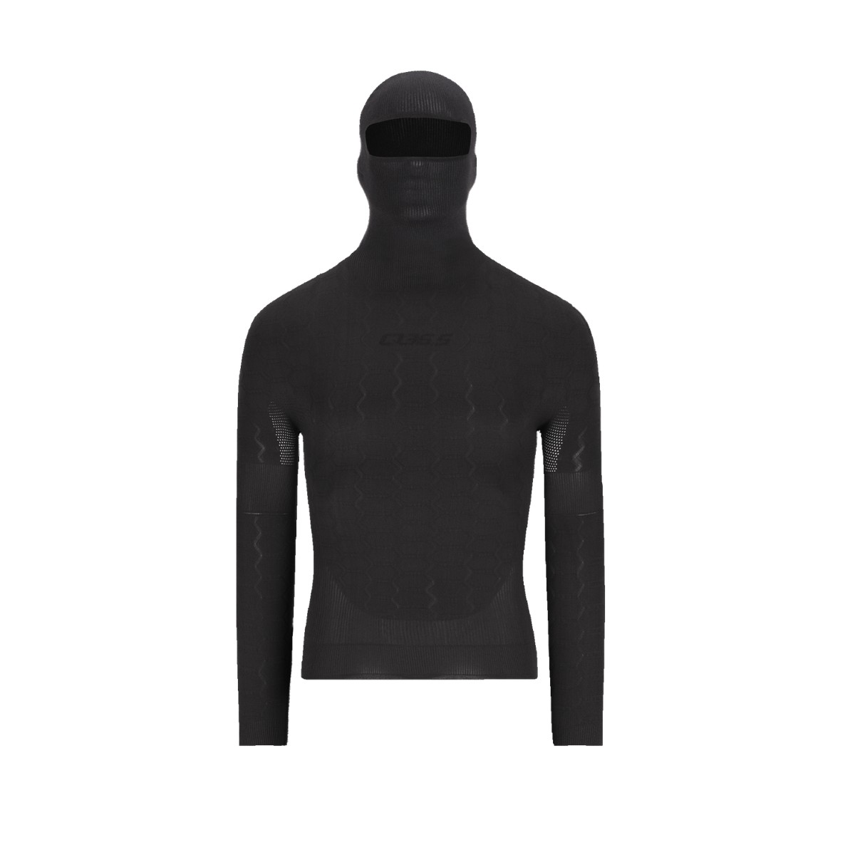 Langarm-Unterhemd Q36.5 Base Layer 5 Plus Schwarz, Größe S/M