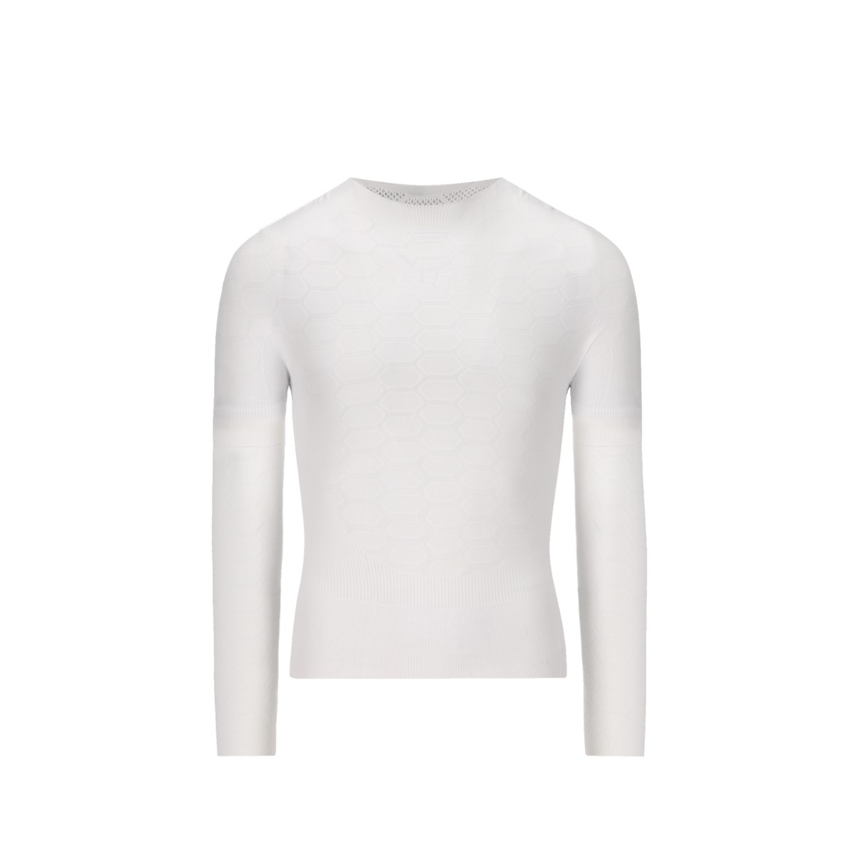 Q36.5 Base Layer 3 Langarm-Unterhemd in Weiß, Größe S/M