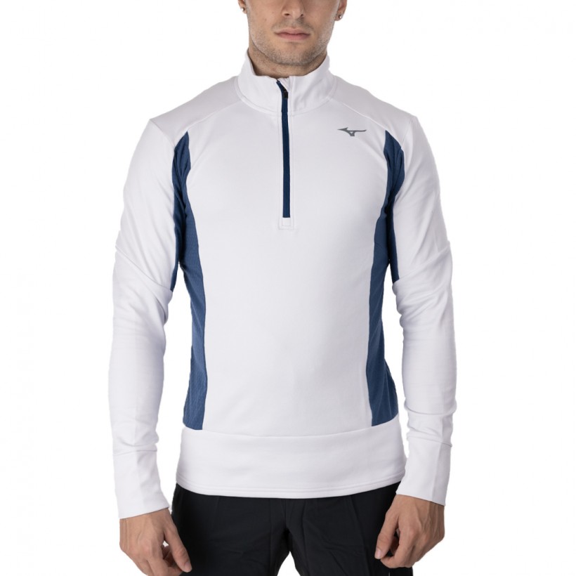 Mizuno Wamalite Sweatshirt Weiß Blau