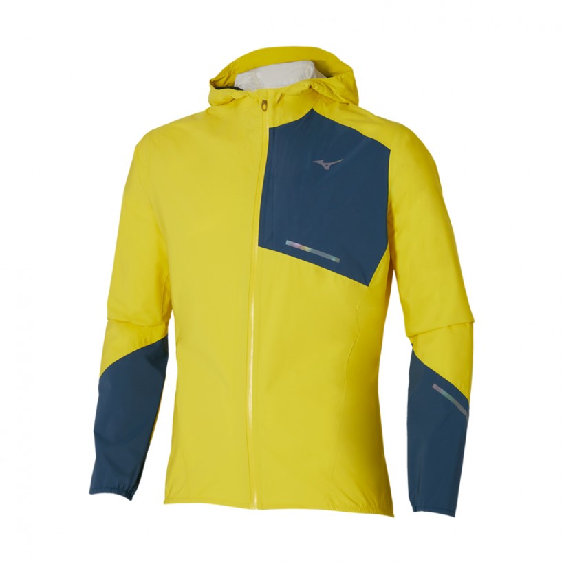 Mizuno 20K ER Waterproof Jacket Yellow Blue