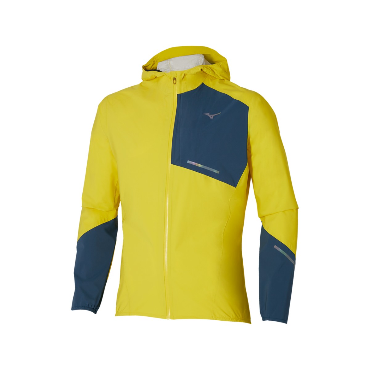 Mizuno 20K ER Wasserdichte Jacke Gelb Blau, Größe S