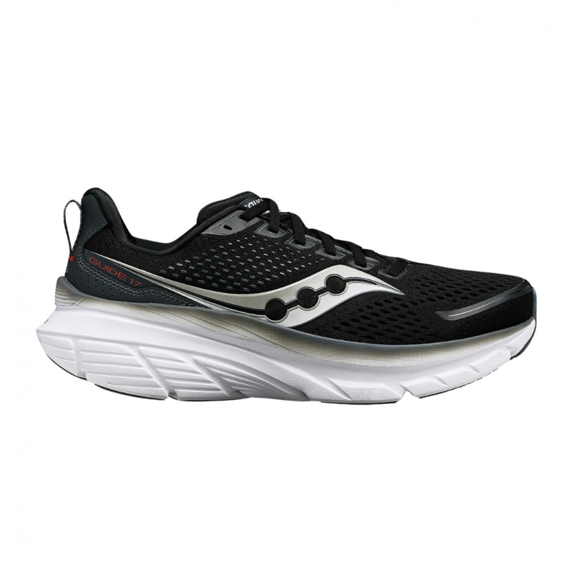 Saucony Guide 17 Shoes Black White