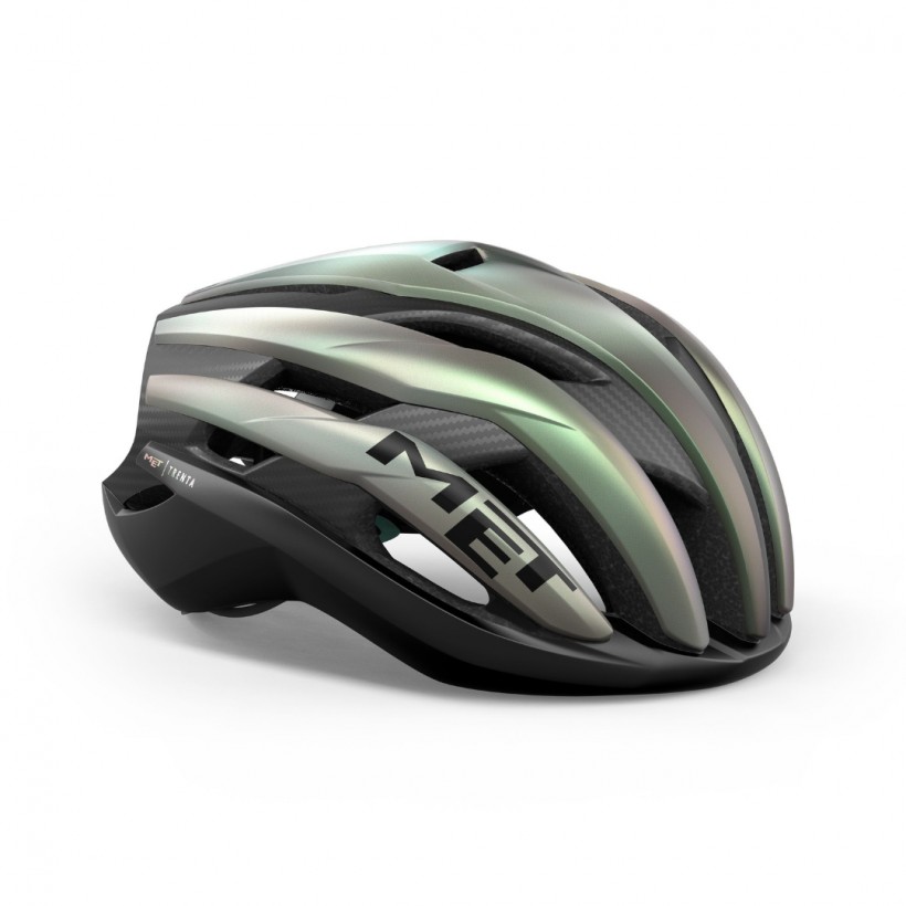 MET Trenta 3K Carbon MIPS Helmet Grey Green