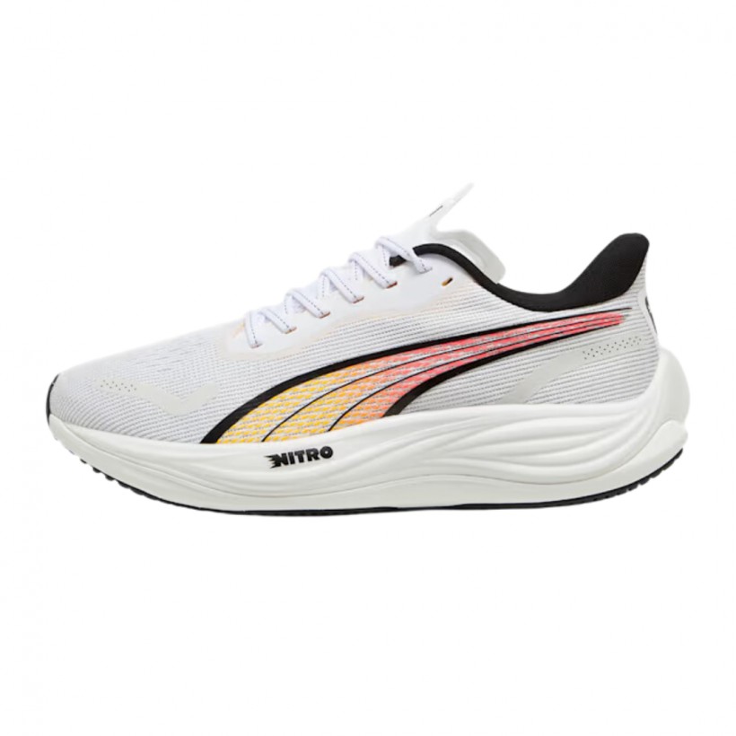 Buty Puma Velocity Nitro 3 Biało-Pomarańczowe 