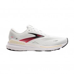 Brooks Adrenaline GTS 23 White Red AW24 Running Shoes