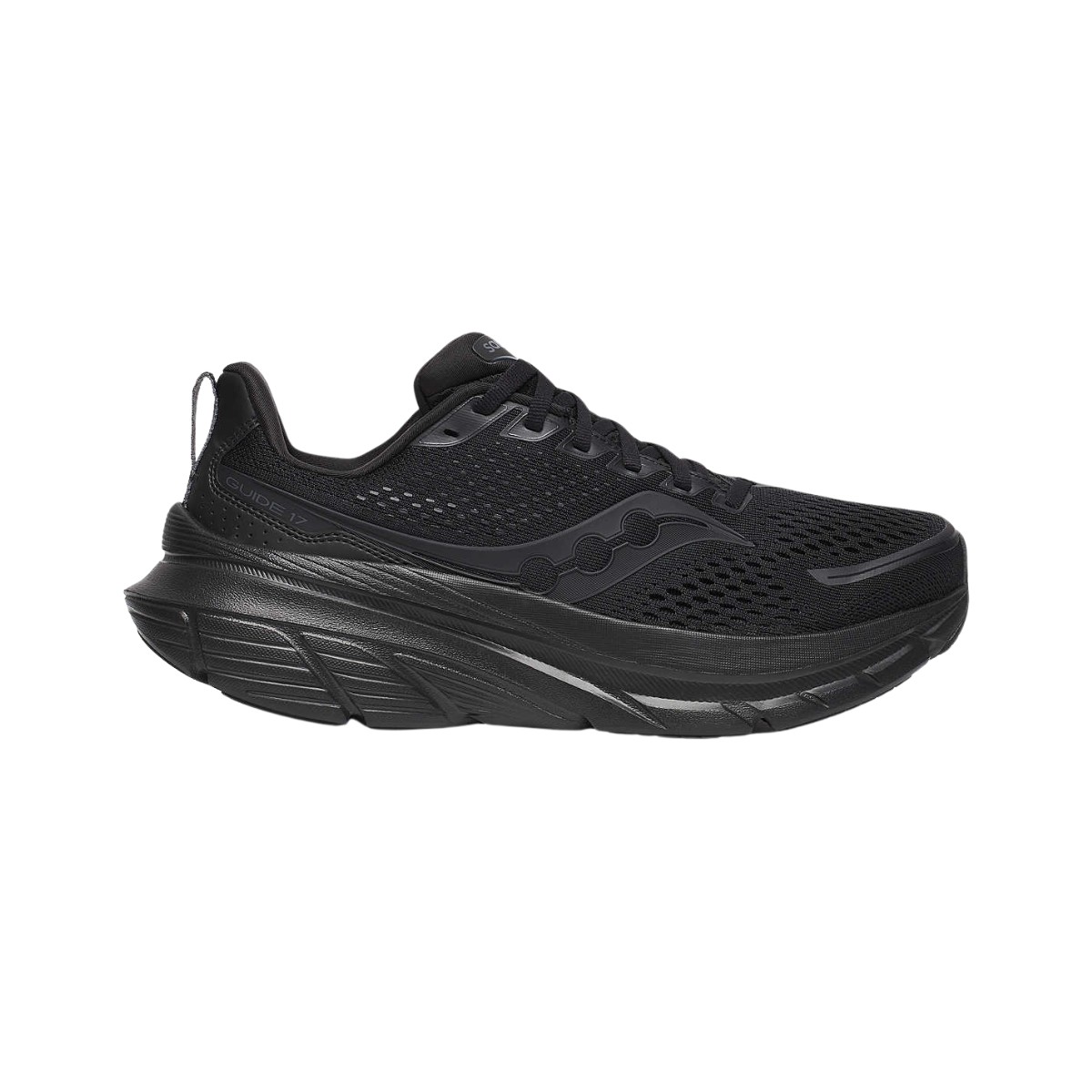 Saucony Guide 17 Schwarz AW24 Damen Schuhe, Größe 40,5 - EUR