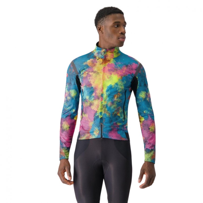 Castelli Perfetto LTD RoS 2 Jacket Blue Yellow Pink