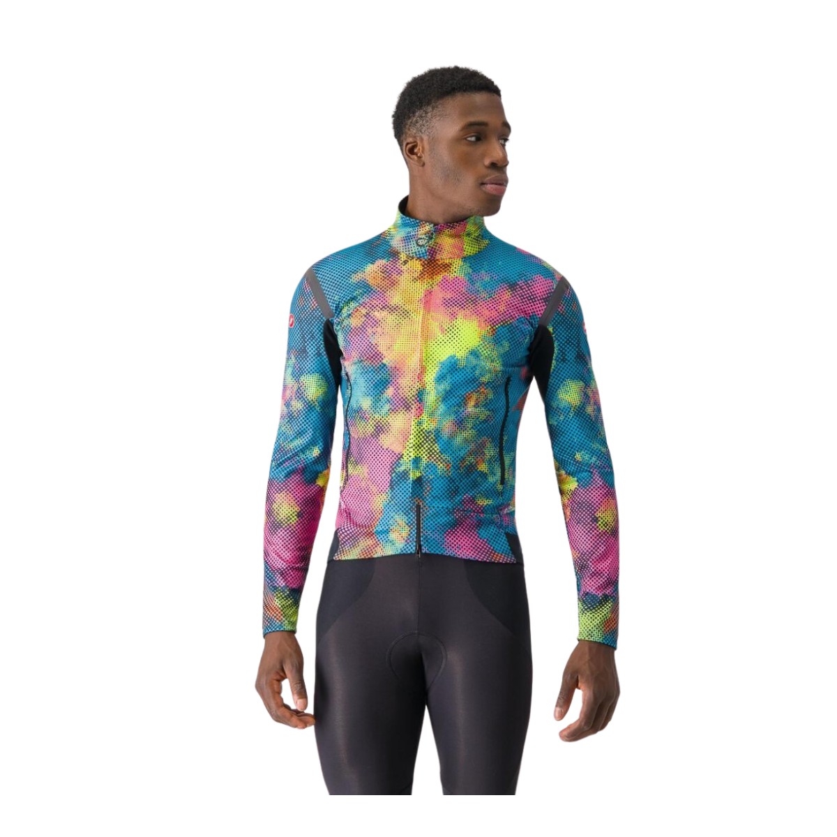 Castelli Perfetto LTD RoS 2 Jacke Blau Gelb Rosa, Größe M