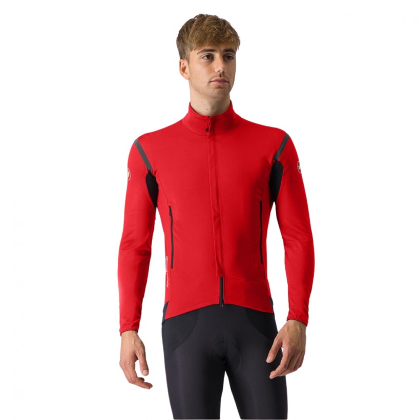 Giacca Castelli Perfetto RoS 2 Manica Lunga Rosso Nero