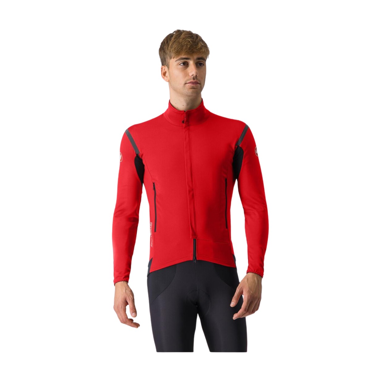 Castelli Perfetto RoS 2 Langarmjacke Rot Schwarz, Größe M