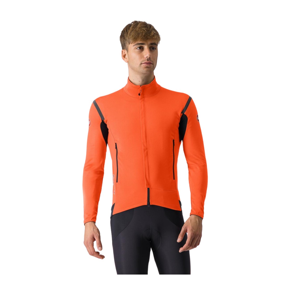 Castelli Perfetto Ros 2 Jacke Orange Schwarz, Größe S