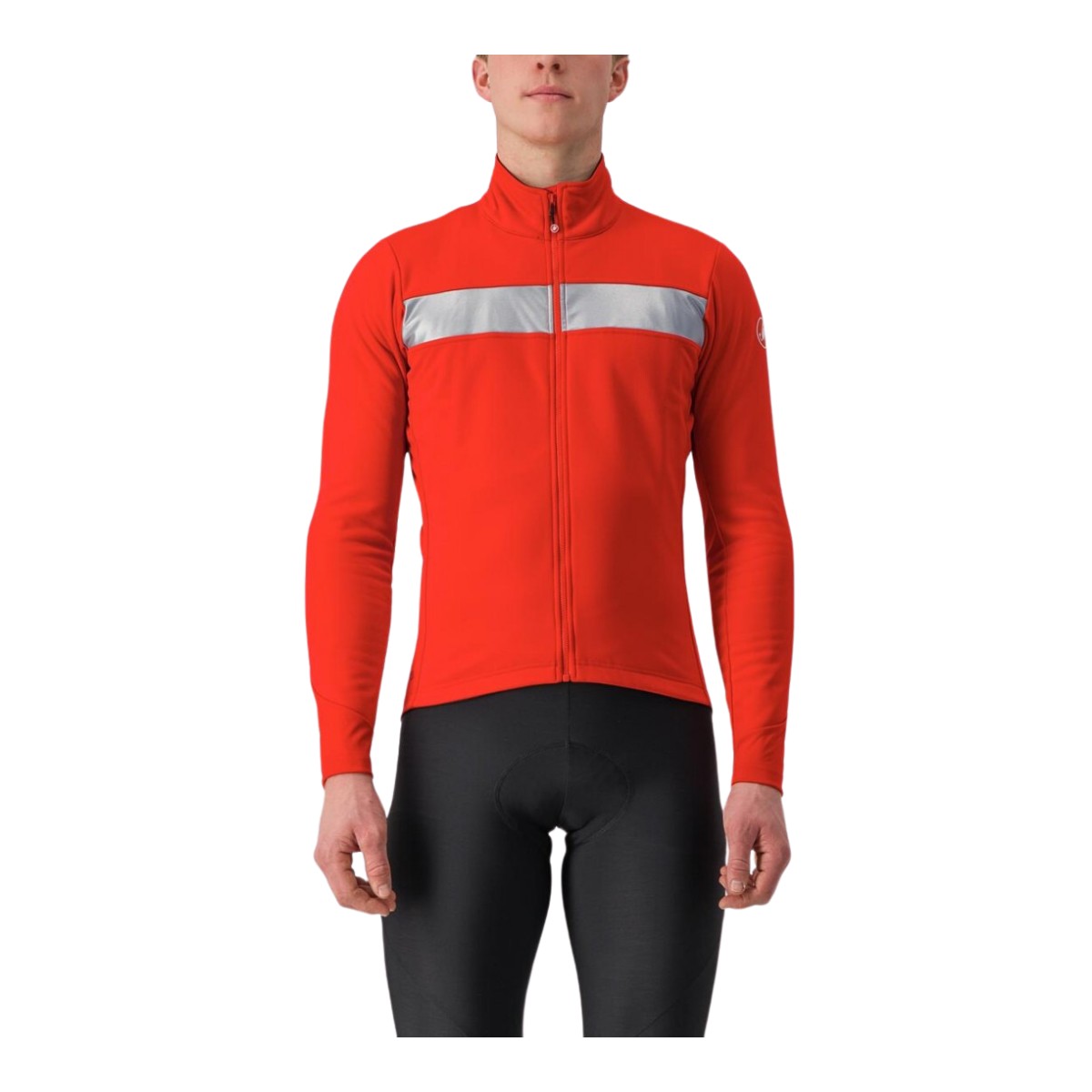 Castelli Raddoppia 3 Jacke Rot Grau, Größe M