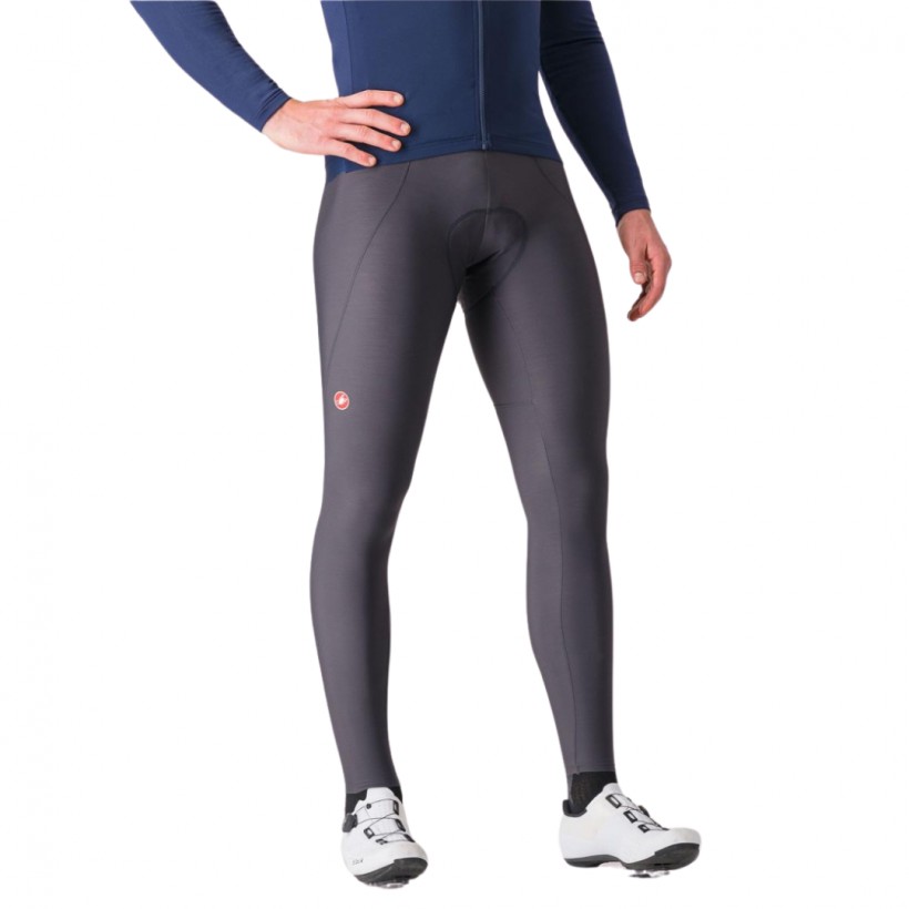 Castelli Espresso Lange Trägerhose Grau Schwarz