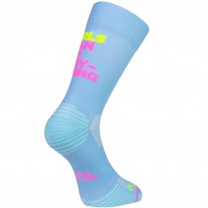 Sporcks Girls Can Do Socks Blue Pink Yellow