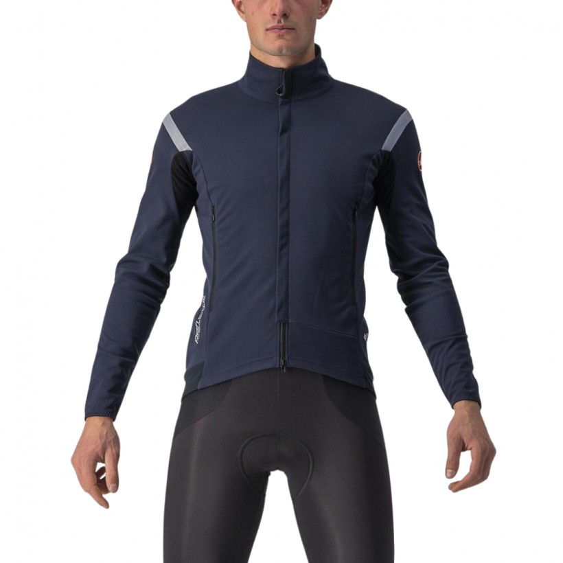 Castelli Perfetto RoS 2 Jacke Blau Grau