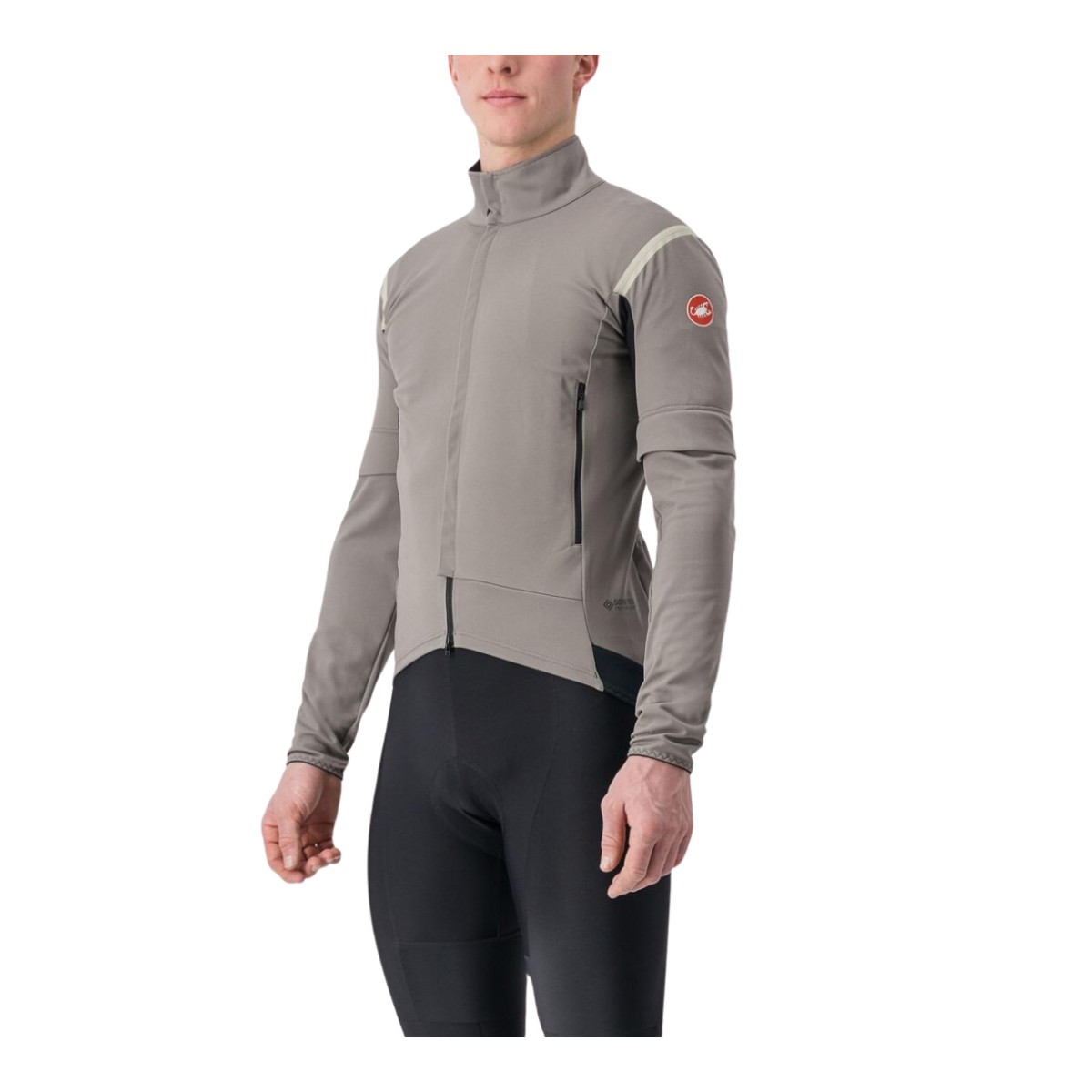 Castelli Perfetto RoS 2 Cabrio-Jacke Grau Schwarz, Größe L