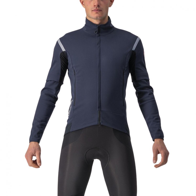 Castelli Perfetto RoS 2 Convertible Jacket Blue Gray