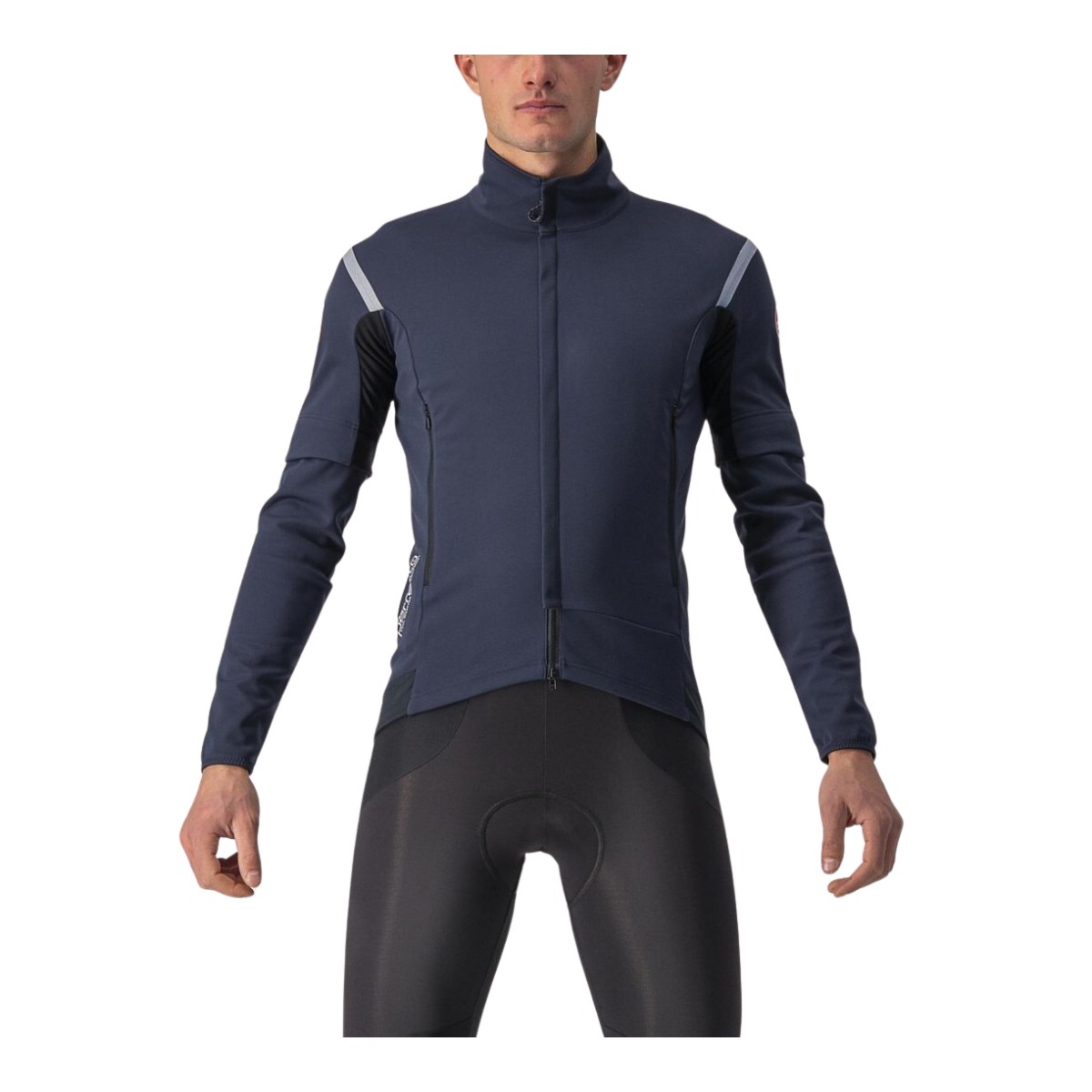 Castelli Perfetto RoS 2 Cabrio-Jacke Blau Grau, Größe L