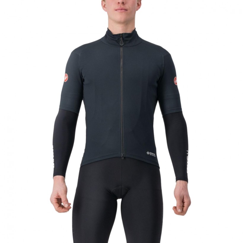 Castelli Perfetto RoS 2 Wind Long Sleeve Jersey Blue Black