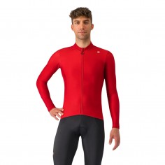 Castelli Espresso Thermal Jersey Red