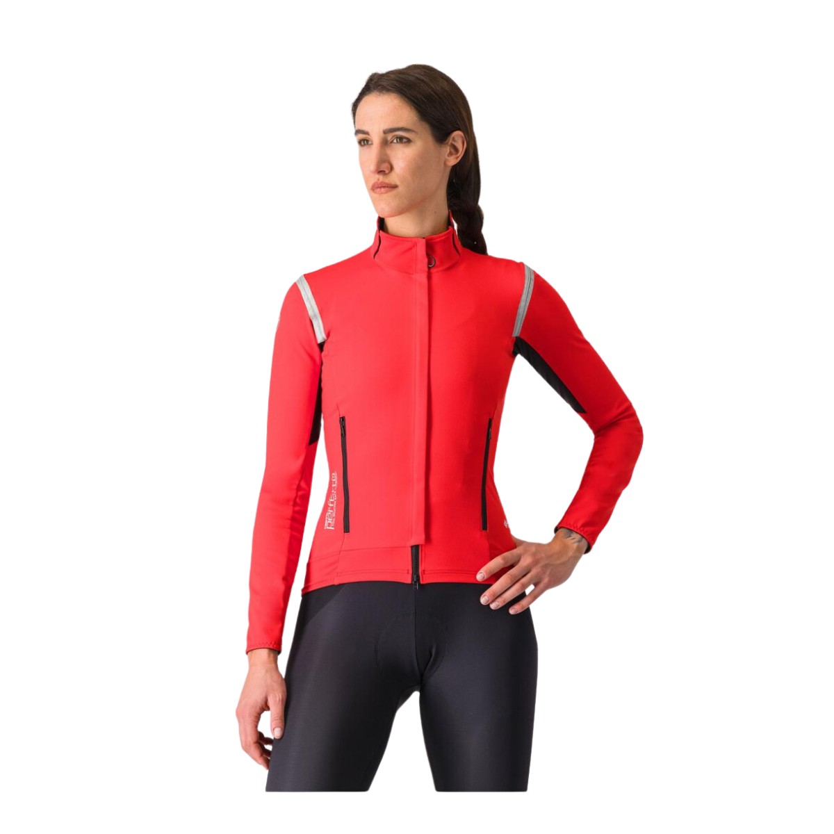 Castelli Perfetto RoS 2 Jacke Rot Grau Damen, Größe M