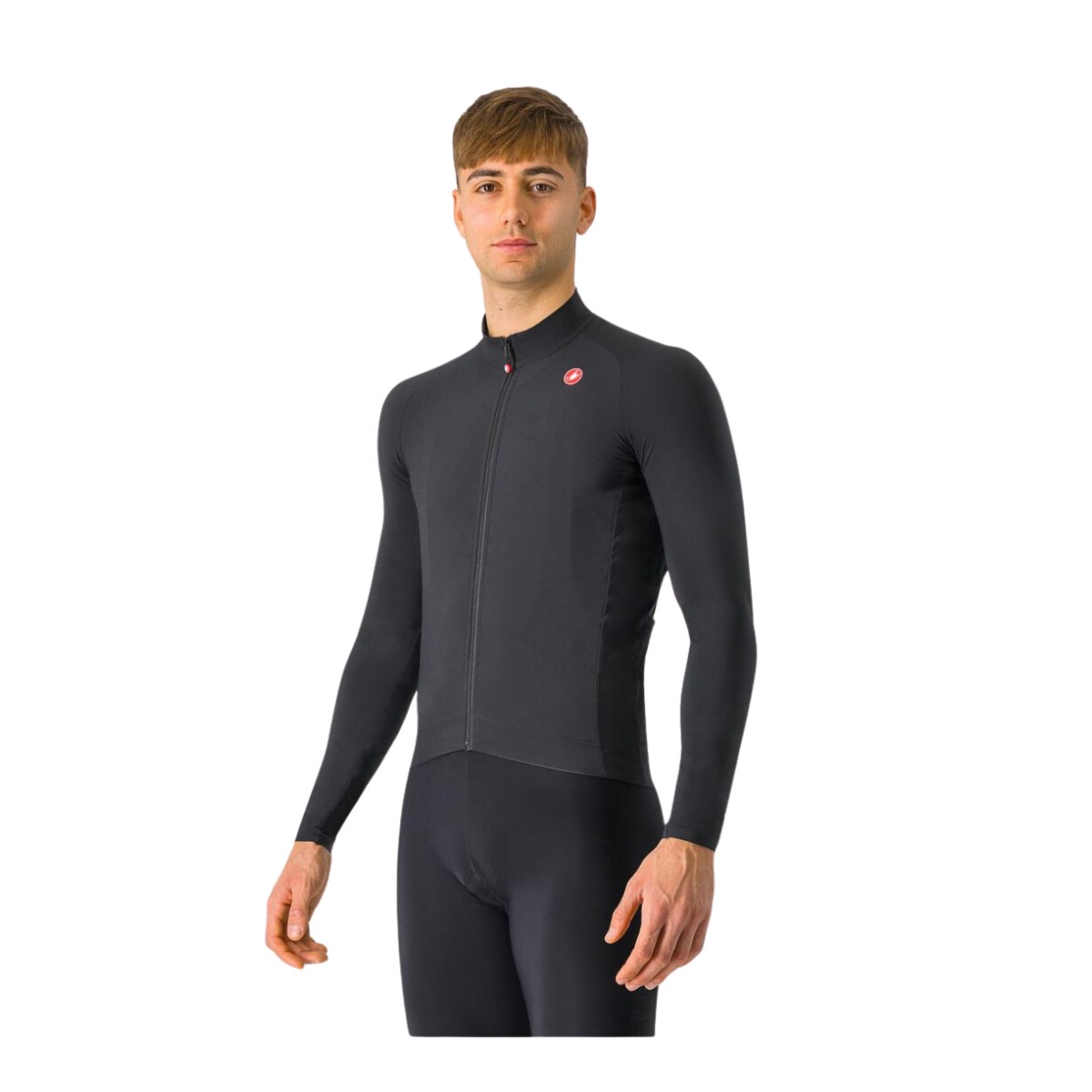 Castelli Aero Race Langarmtrikot Schwarz, Größe L