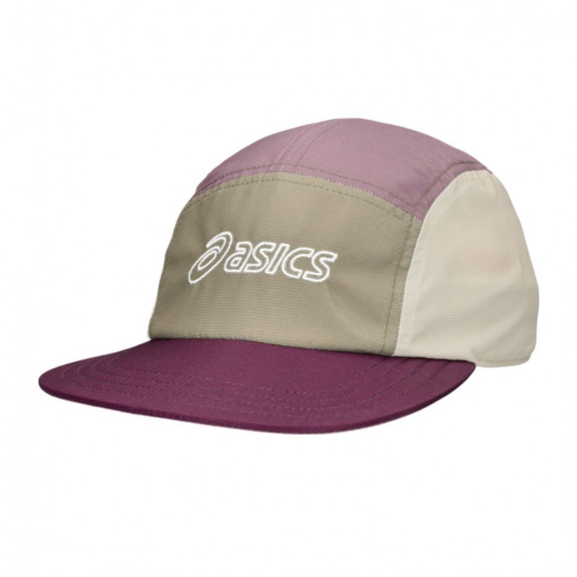 Asics 5 Panel Cap Brown Pink Purple