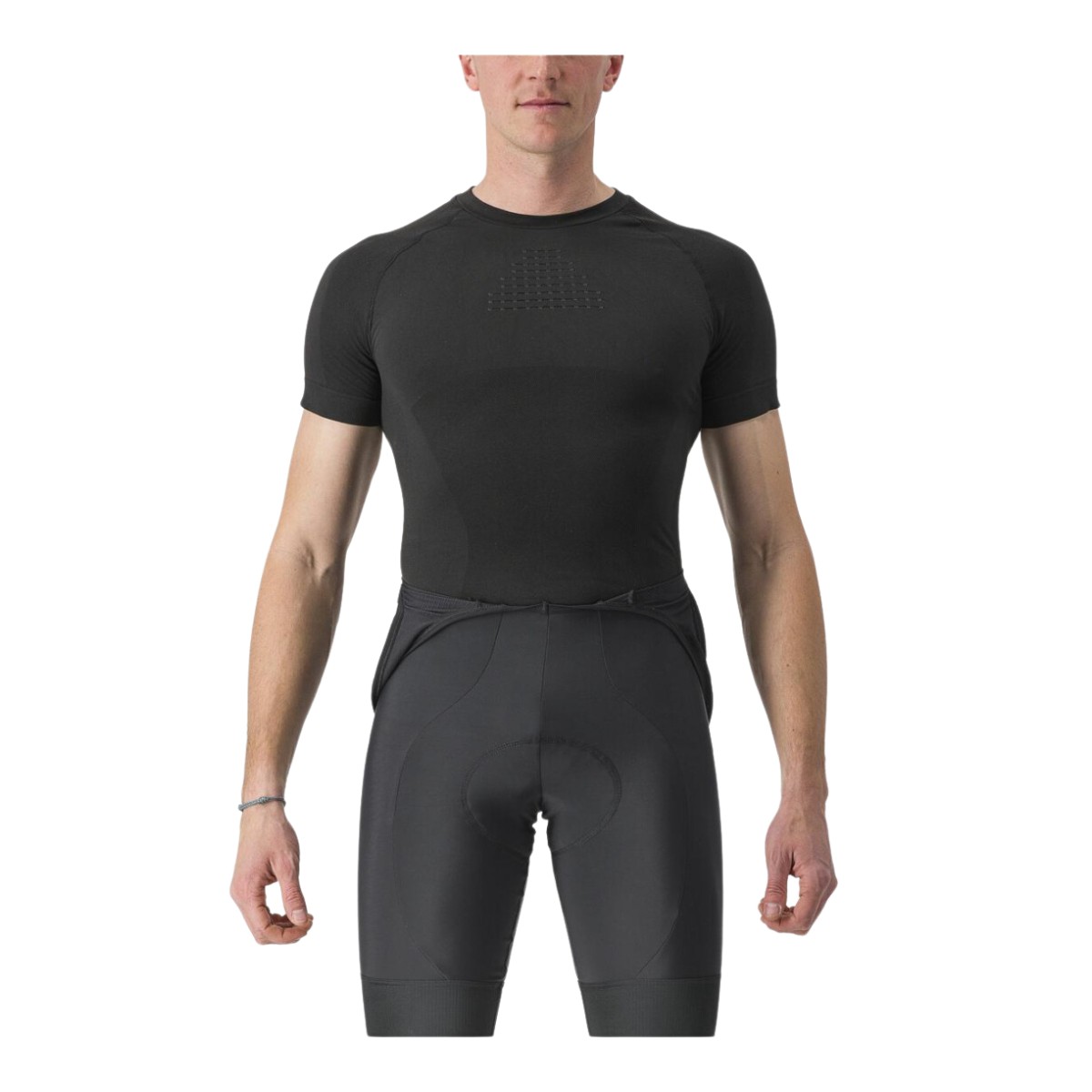 Castelli Core Schwarzes Kurzarm-T-Shirt, Größe S/M