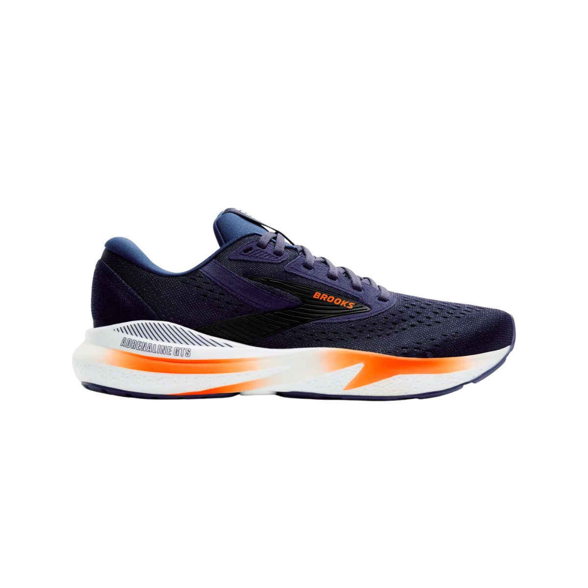 Brooks Adrenaline GTS 24 Blau Orange AW24 Turnschuhe, Größe 43 - EUR