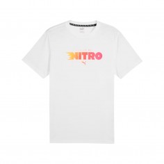 Puma Graphic Run Nitro T-shirt White Pink