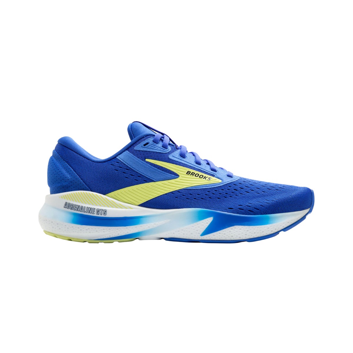 Brooks Adrenaline GTS 24 Blau Gelb SS25 Schuhe, Größe 42 - EUR